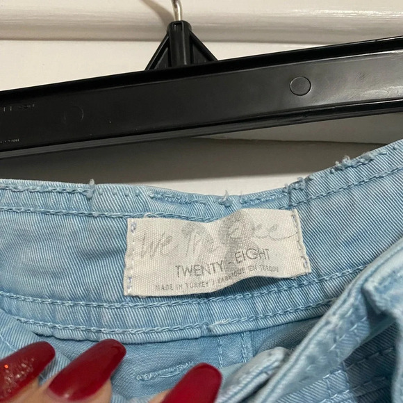 Free People: We the Free High Rise Wide Leg Cropped Pants - Picture 3 of 4